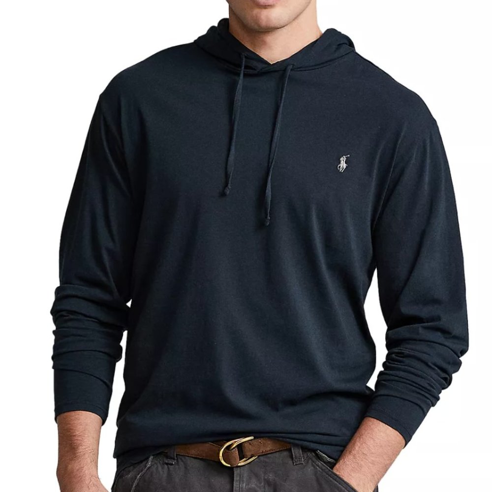 Men's Big & Tall Jersey Hooded T-Shirt
